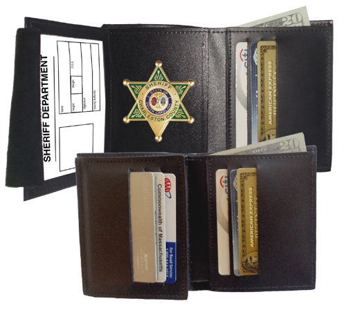 Strong Leather Duty Non-Recessed Badge and ID Holder - 20% Off